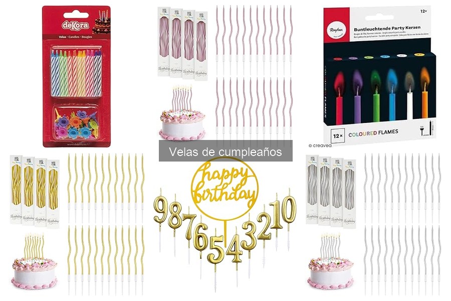 Mejores Velas de Cumpleaños para Fiestas Temáticas