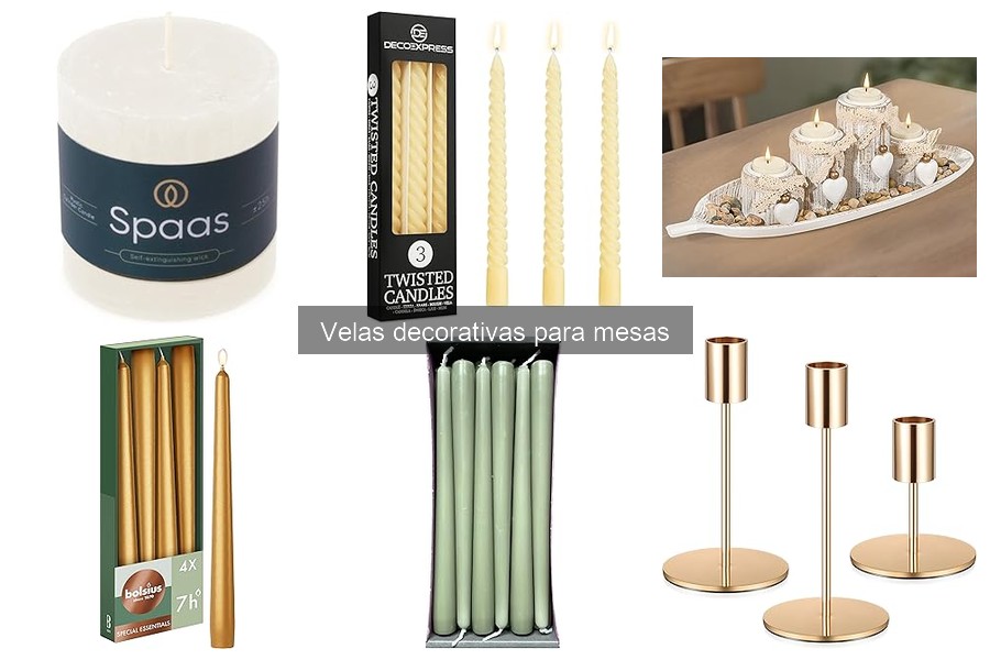 Mejores velas decorativas para mesas elegantes y especiales