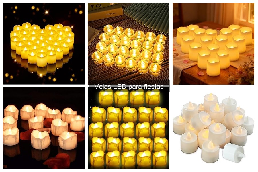 Mejores velas LED para bodas: elegancia sin riesgo de fuego