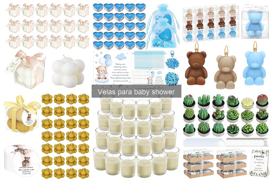 Mejores velas para baby shower según temática y decoración