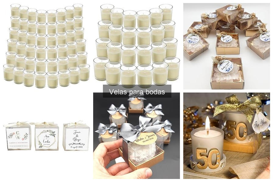 Mejores velas para bodas al aire libre: comparativa 2023