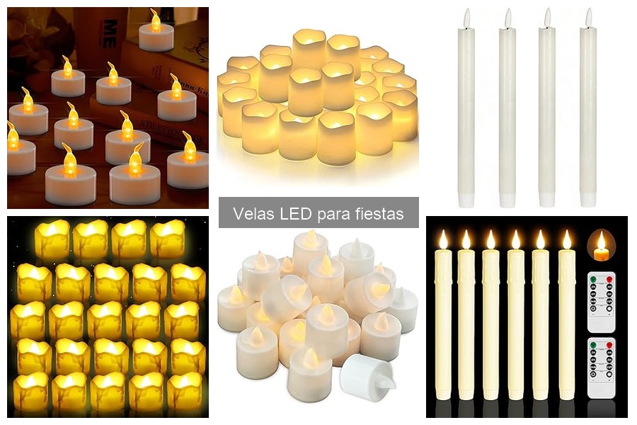 Momentos Perfectos para Usar Velas LED en Fiestas