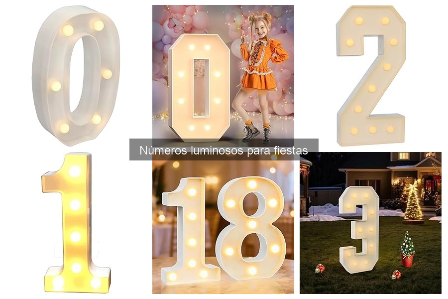 Números Luminosos: ¿Qué Son y Cómo se Usan en Celebraciones?