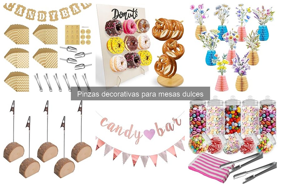 Ofertas y Descuentos en Pinzas Decorativas para Mesas Dulces