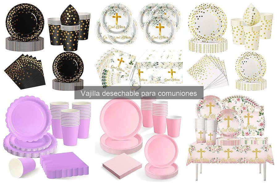 Ofertas y Descuentos en Vajilla Desechable para Comuniones