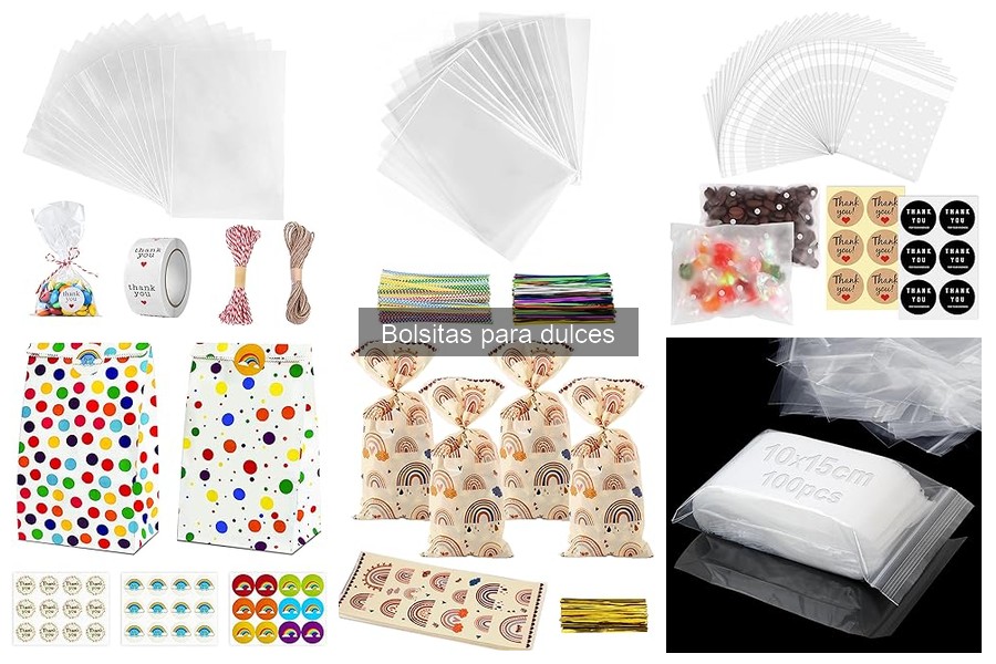 Opiniones sobre bolsitas para dulces: ¿cuál elegir?