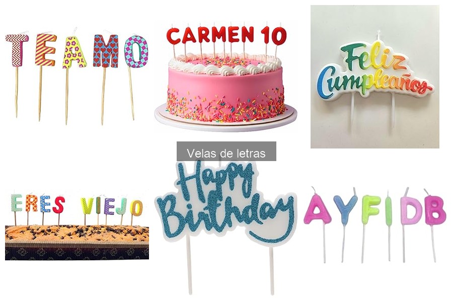 Opiniones sobre las velas de letras más populares