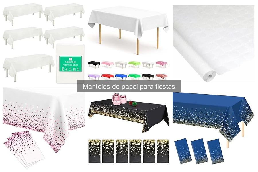 Opiniones sobre manteles de papel para fiestas: reseñas y más