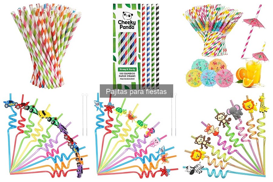 Pajitas Decorativas para Eventos: Estilo y Funcionalidad