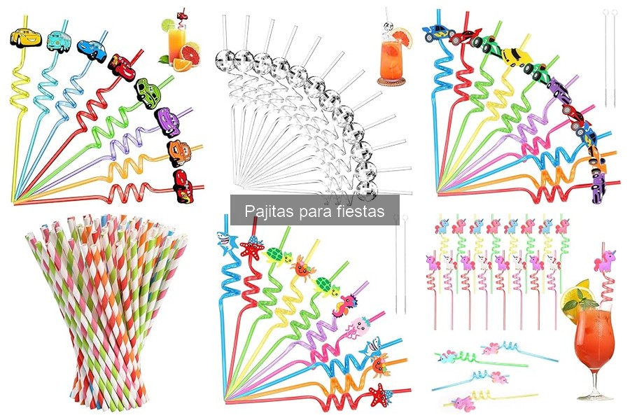 Pajitas para Fiestas Infantiles: Opciones Más Seguras