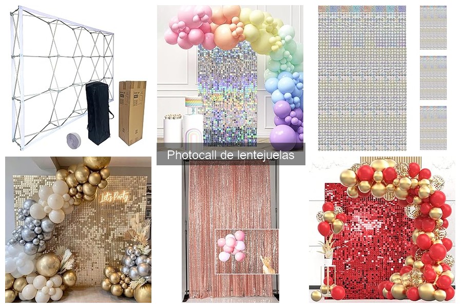 Personaliza tu photocall de lentejuelas con estas ideas creativas
