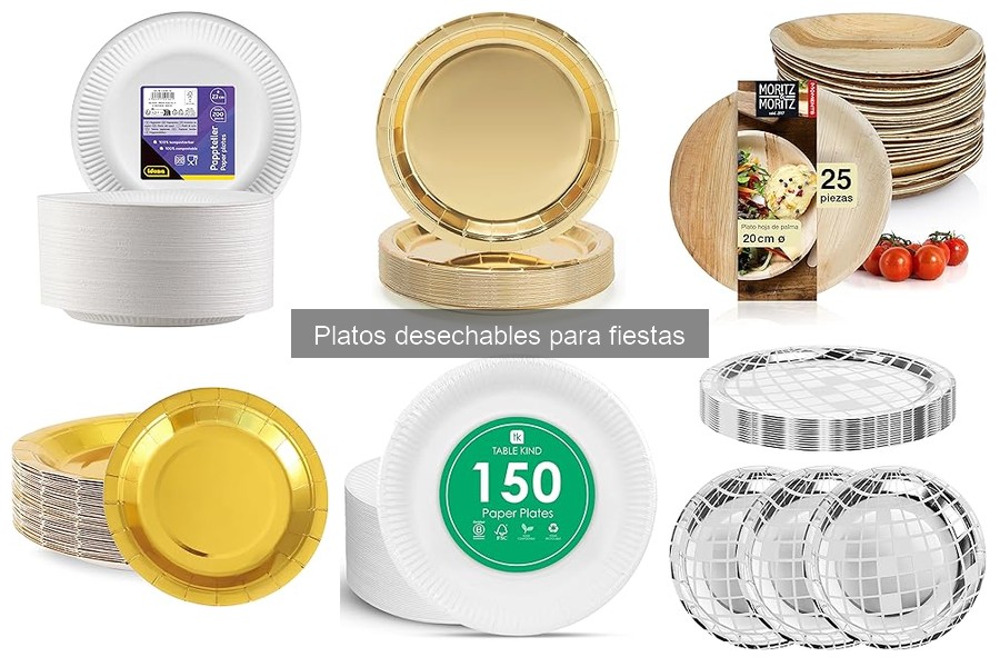 Platos Desechables con Diseños Temáticos para Fiestas