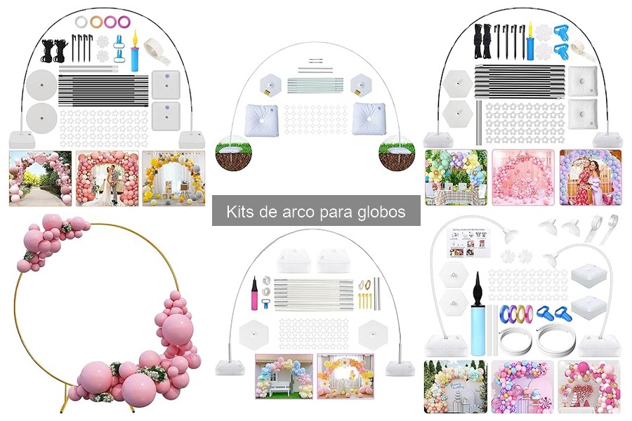 Precio promedio de kits de arco para globos en Amazon