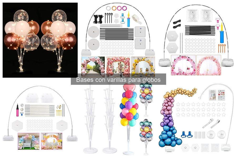 Precios de Bases con Varillas para Globos: Encuentra el Mejor Precio