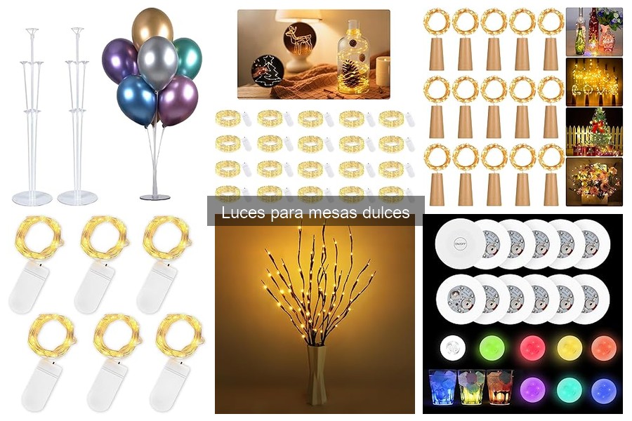 Precios de luces para mesas dulces: ¡ilumina tu evento!