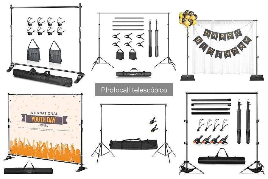Precios de photocalls telescópicos: dónde comprarlos