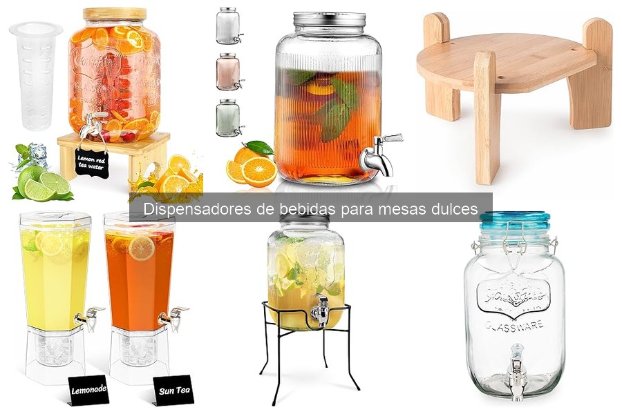 Precios dispensadores de bebidas para mesas dulces 2023