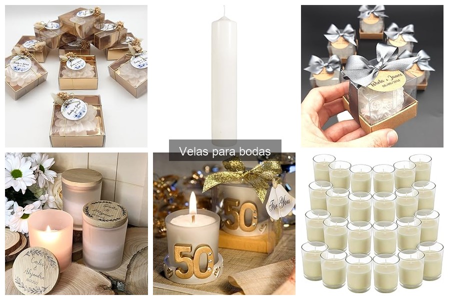 Precios promedio de velas para bodas: Guía de costos