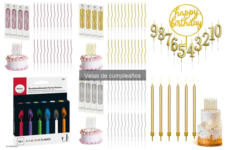 Precios y dónde comprar velas de cumpleaños económicas