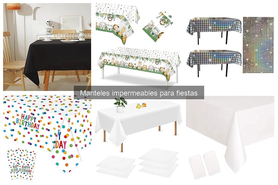 Preguntas frecuentes sobre manteles impermeables para fiestas