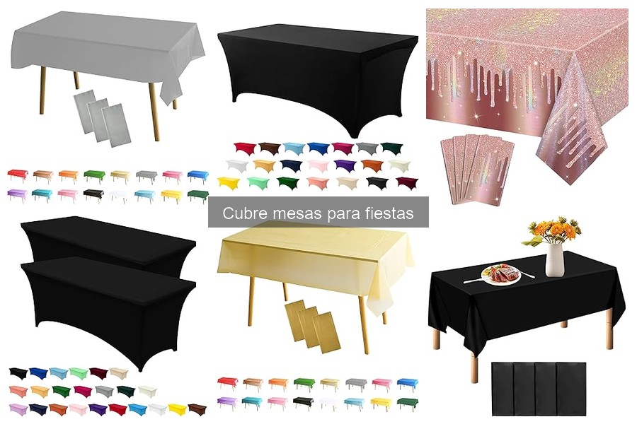Presupuesto para cubre mesas en fiestas: opciones y precios