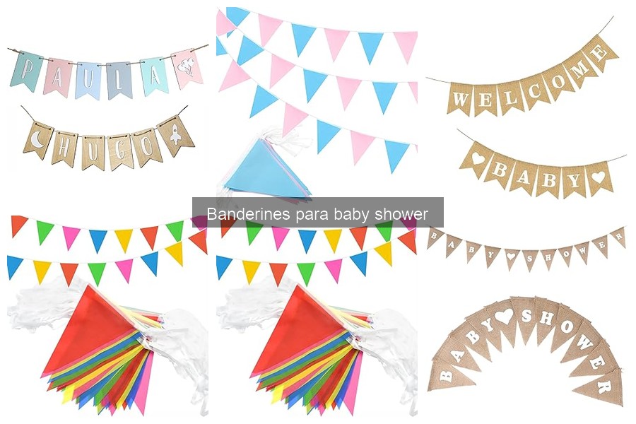 Problemas comunes al usar banderines en baby shower