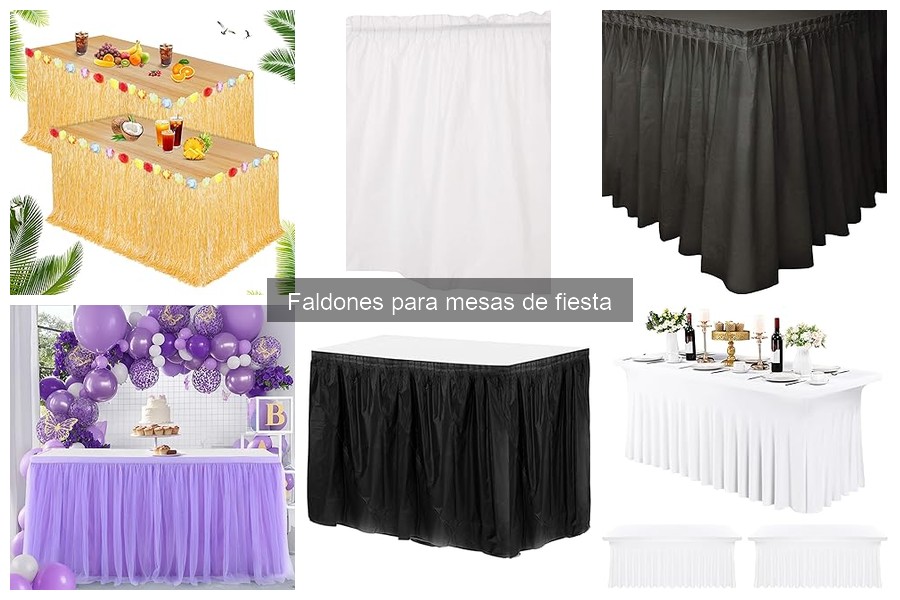 Problemas Comunes al Usar Faldones para Mesas de Fiesta