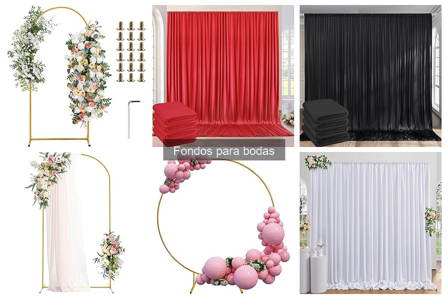 Problemas comunes al usar fondos para bodas y soluciones