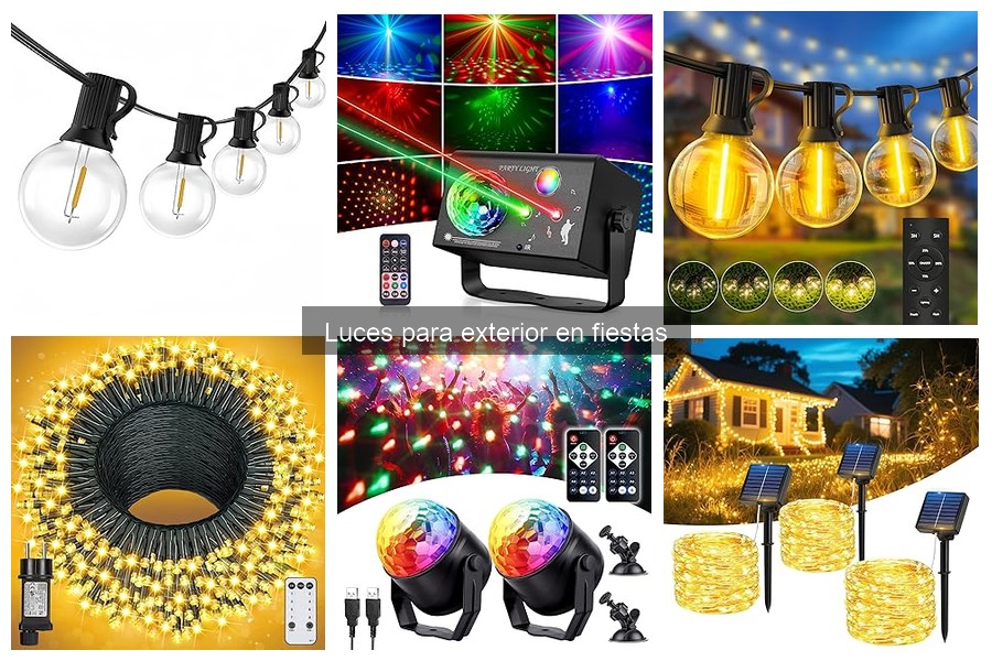 Problemas comunes con luces de exterior en fiestas y soluciones