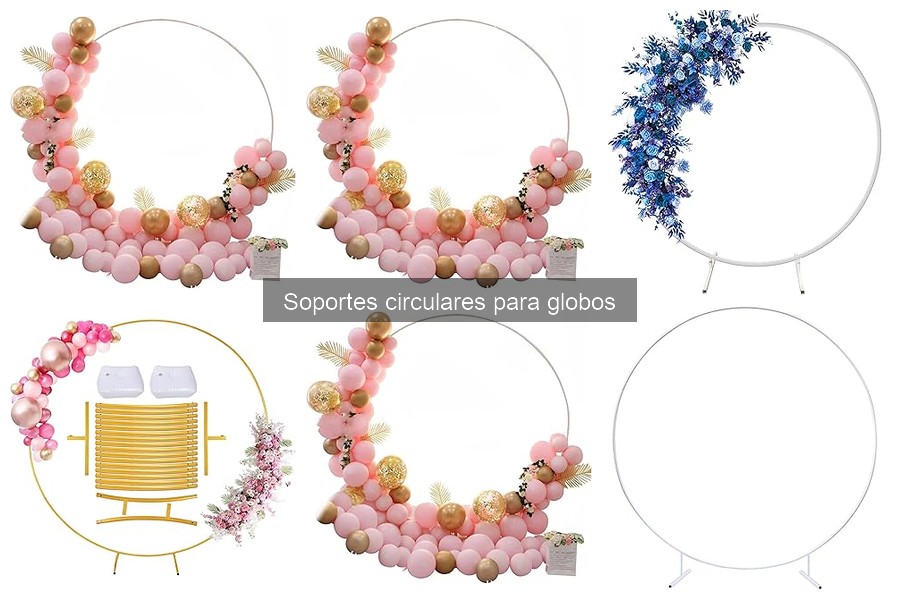 Problemas comunes y soluciones en soportes circulares para globos
