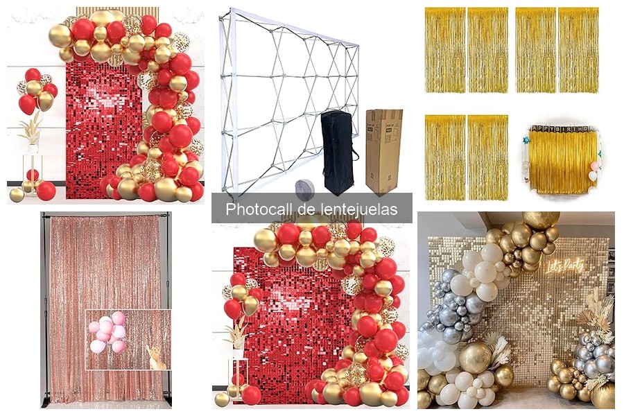 ¿Qué es un photocall de lentejuelas? Características y usos
