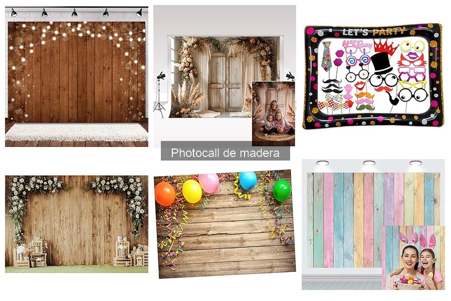 ¿Qué es un photocall de madera? Características y usos
