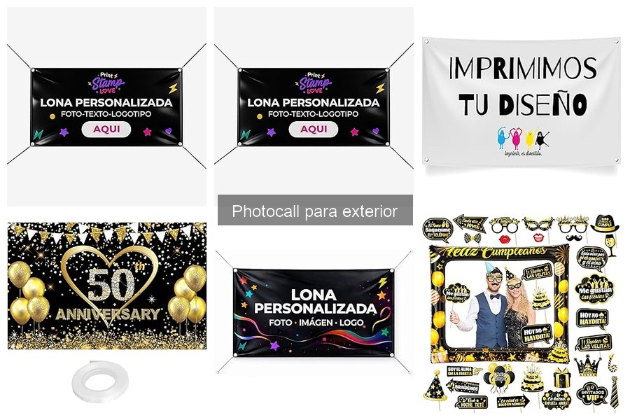 ¿Qué es un photocall para exterior? Características y usos