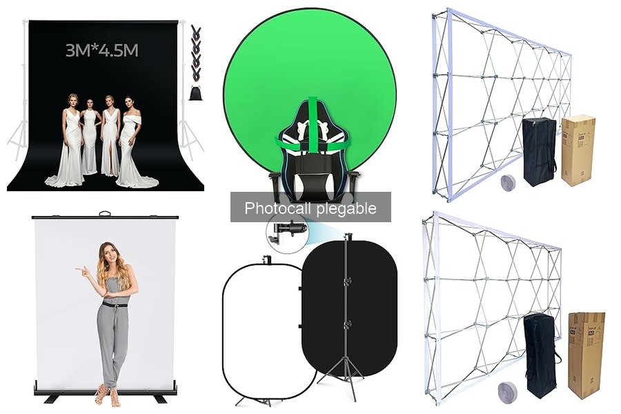 ¿Qué es un photocall plegable y cómo se utiliza?