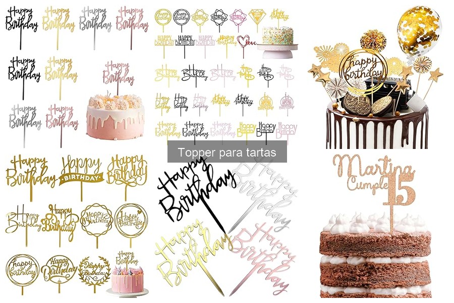 ¿Qué es un topper para tartas? Descubre su uso y estilos