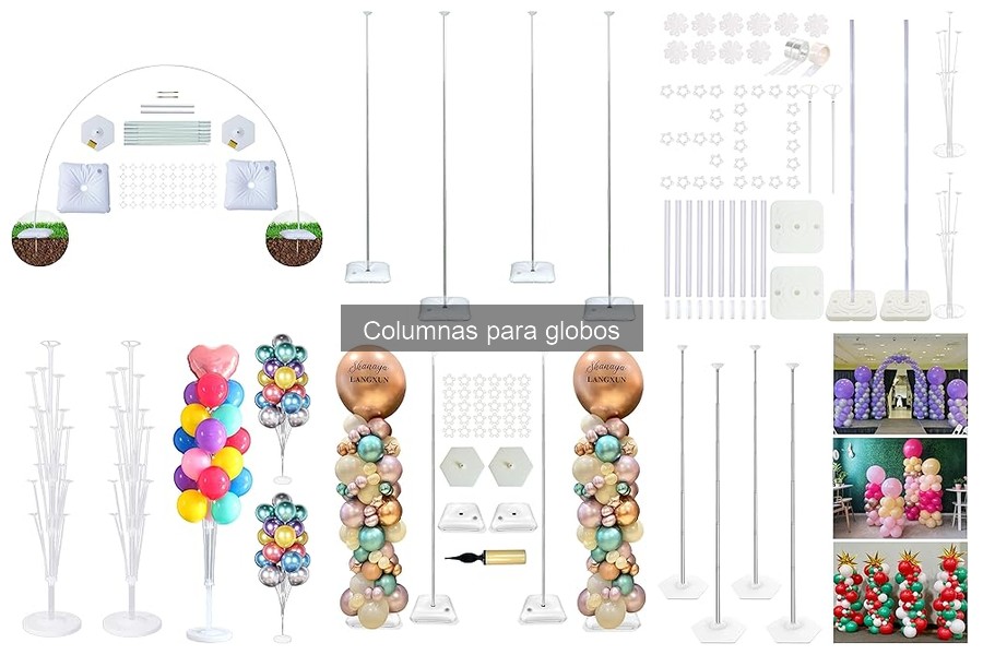 ¿Qué son las columnas para globos? Descubre su utilidad