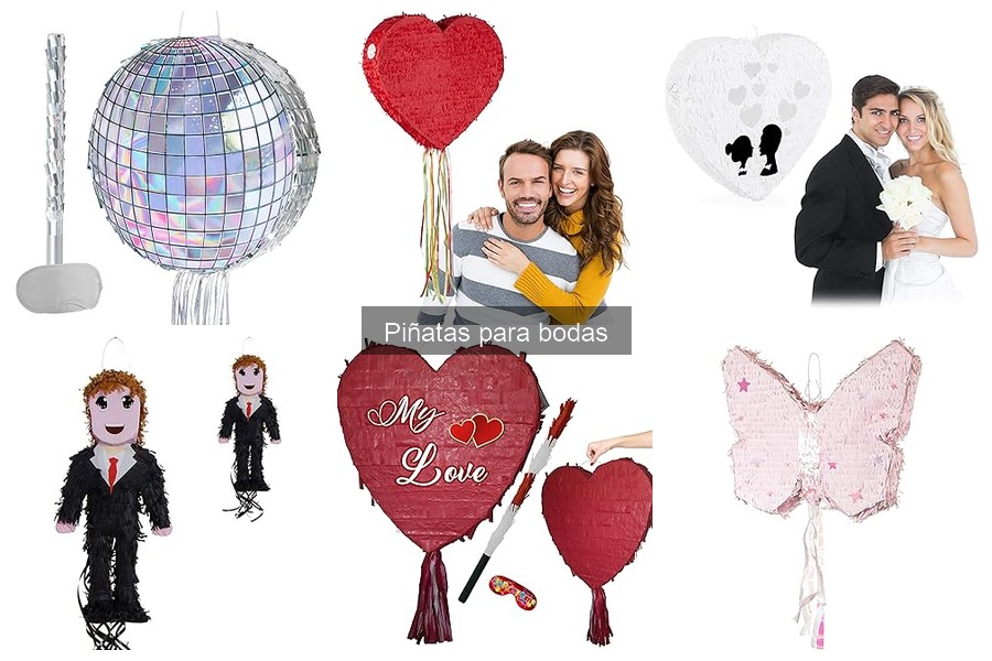 Qué son las piñatas para bodas: características y usos