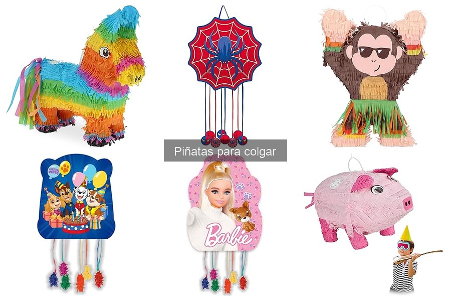 ¿Qué son las piñatas para colgar? Características y tipos