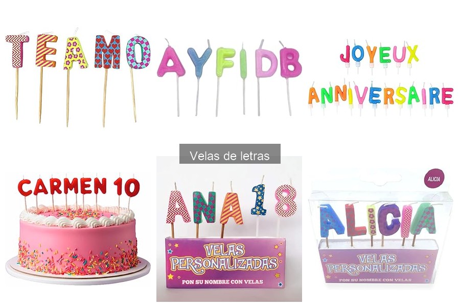 ¿Qué son las velas de letras? Características y usos