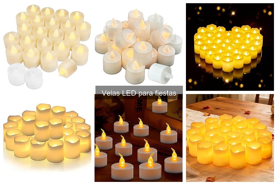 Qué son las velas LED para fiestas y cómo funcionan