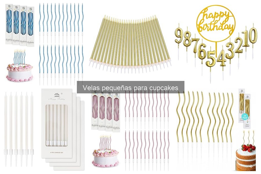 ¿Qué son las velas pequeñas para cupcakes? Descubre sus usos