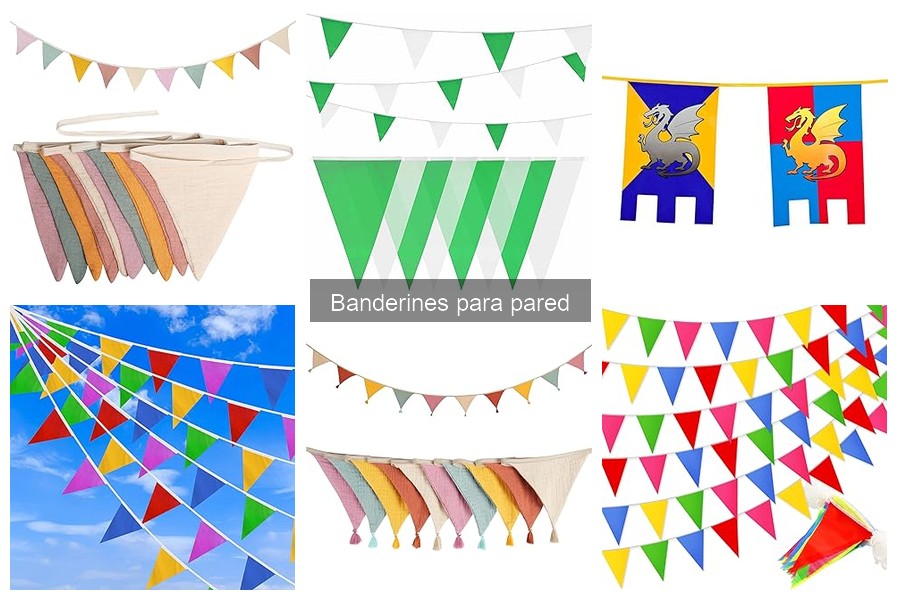 ¿Qué son los banderines para pared? Decoración para fiestas