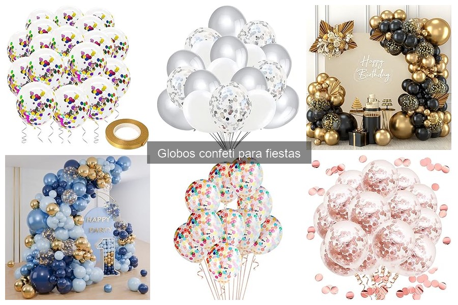 ¿Qué son los globos confeti? Guía de Decoración para Fiestas