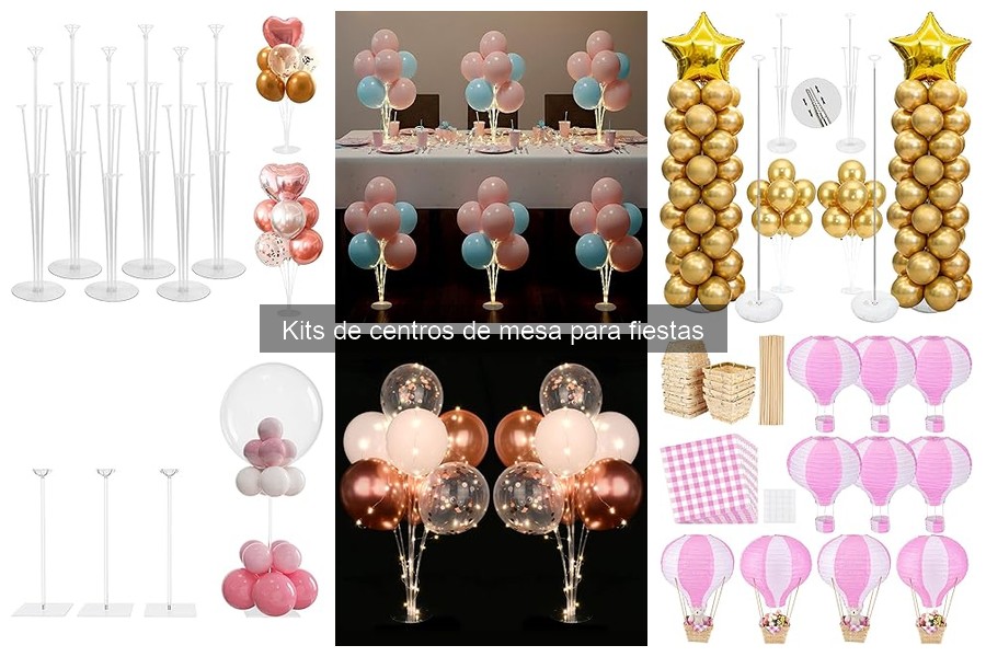 ¿Qué son los kits de centros de mesa para fiestas?