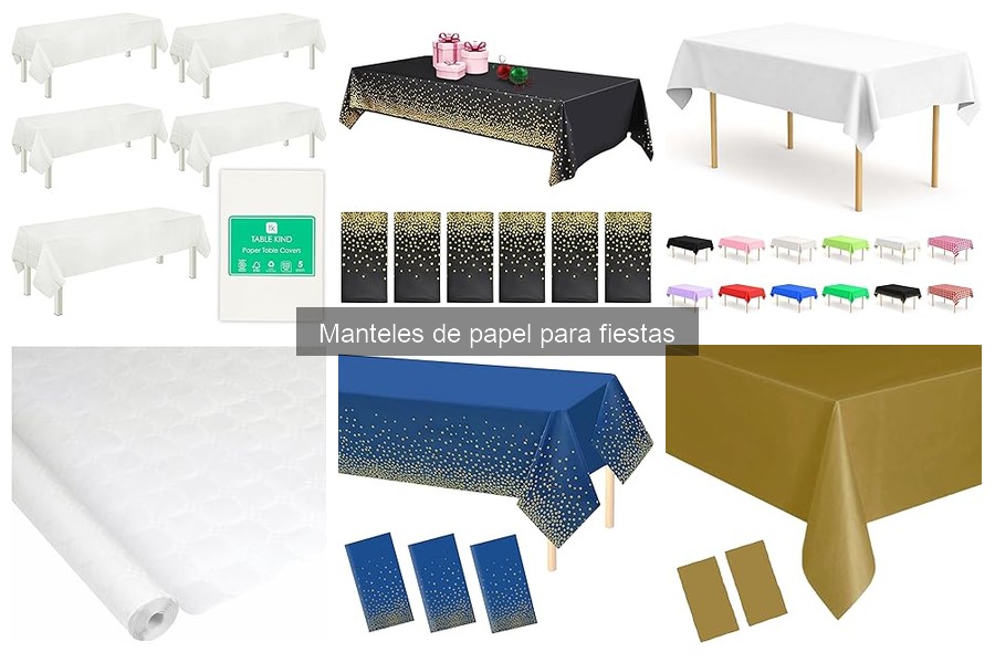 ¿Qué son los manteles de papel para fiestas? Características y usos