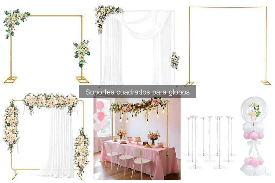 ¿Qué son los soportes cuadrados para globos? Guía Informativa