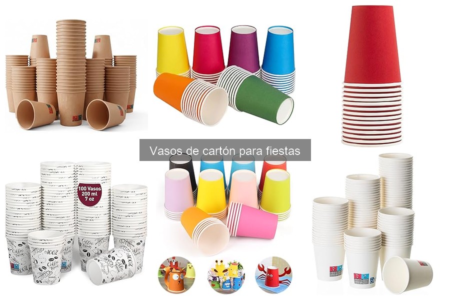 ¿Qué son los vasos de cartón para fiestas? Características y usos