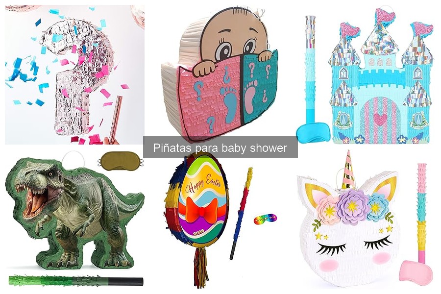¿Qué tamaño de piñata elegir para un baby shower?