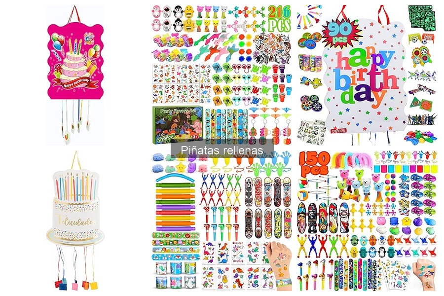 Recetas deliciosas para rellenar piñatas infantiles