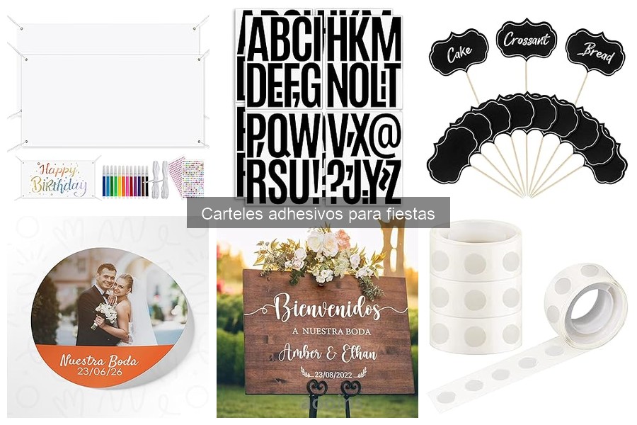 ¿Se Pueden Reutilizar los Carteles Adhesivos para Fiestas?